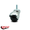 Service Caster 2 Inch Bright Chrome Hooded 3/8 Inch Threaded Stem Ball Casters SCC, 5PK SCC-TS01S20-POS-BC-38-5
